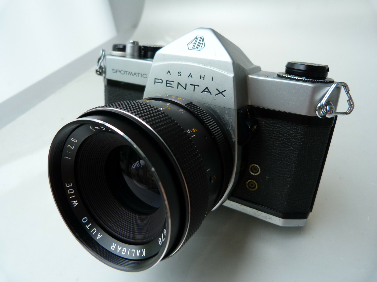 VINTAGE Asahi Pentax Spotmatic SP with KALIGAR AUTO WIDE 35 VINTAGE Asahi Pentax Spotmatic SP with KALIGAR AUTO WIDE 35