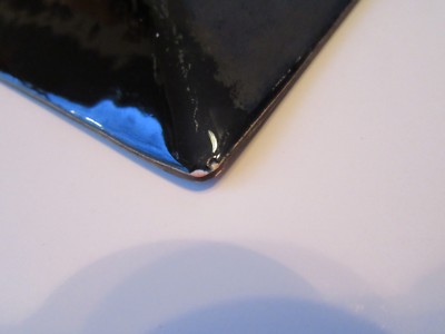 Vintage Enamel Tray With Birds  Beautiful Colors