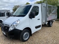 2015 Vauxhall Movano 2.3 CDTI L2 H1 Caged Drop-side Tipper Tail-Lift Dropside Ti