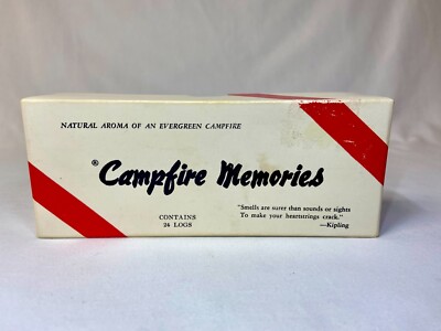 Vintage 1953 Campfire Memories Natural Aroma Evergreen Campfire Holiday Ranch