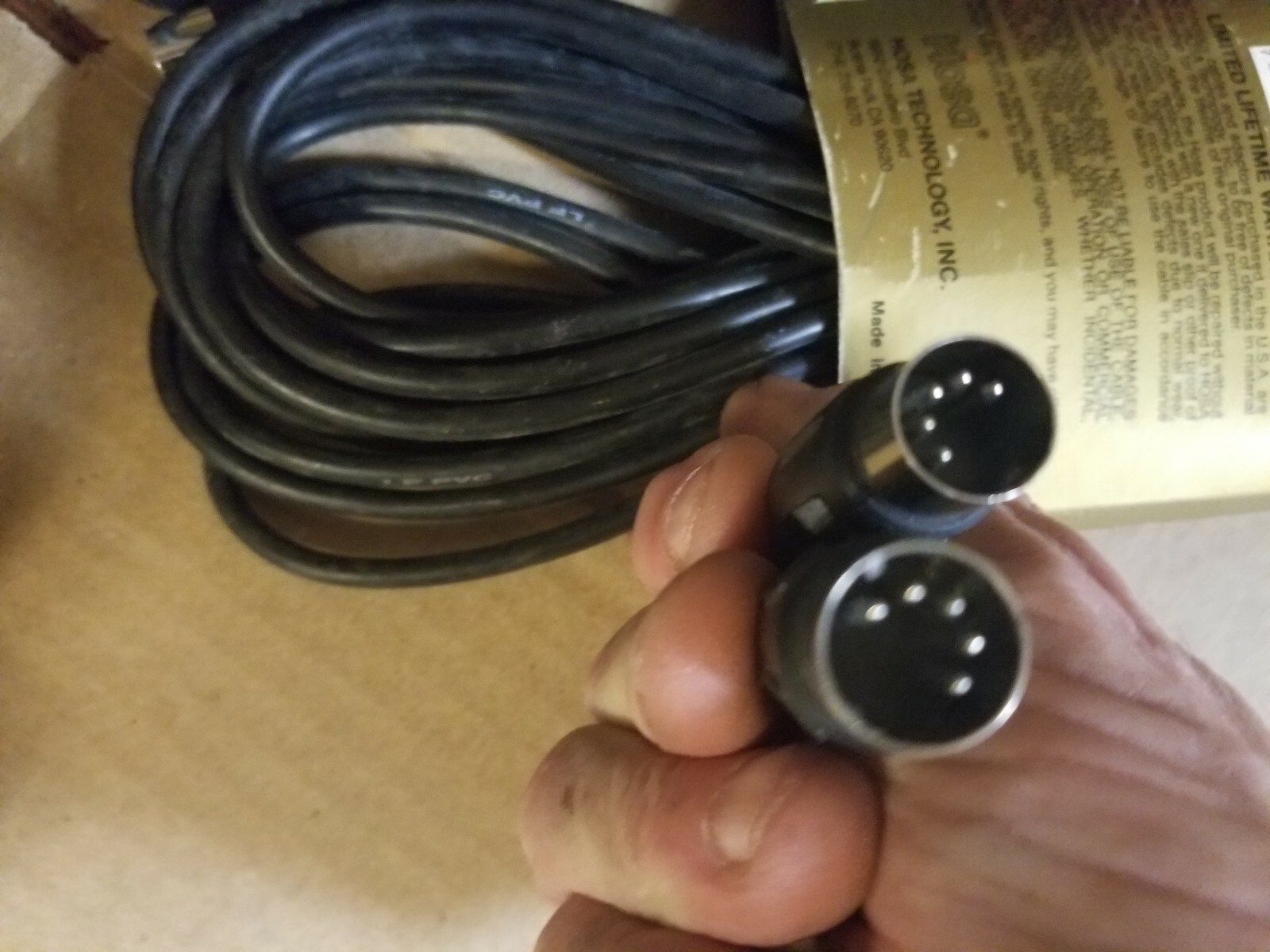 (2) Hosa Midi Cable SKU: HMID325....25 foot