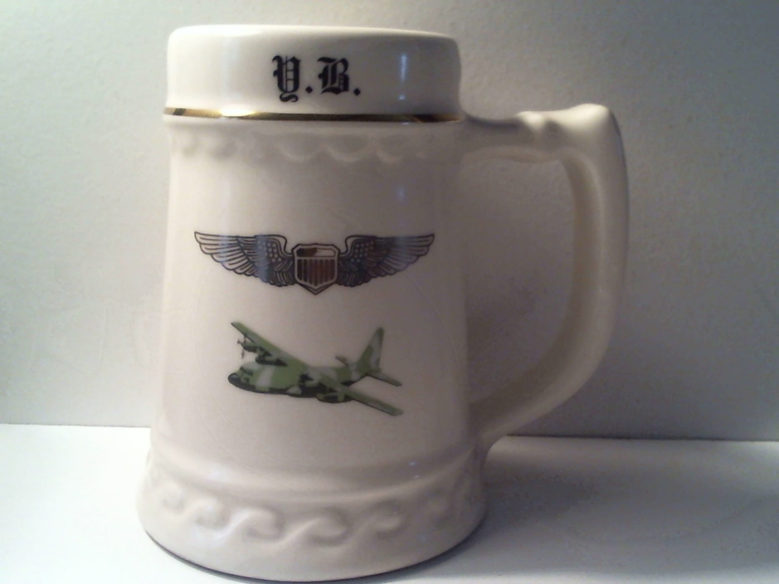 169 Airlift SQDN Ceramic Beer Stein 5 1/2