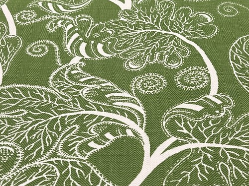 Brunschwig & Fils Oak Leaf Linen Print Fabric- Seven Oaks Leaf 0.60 yd 8014103.3