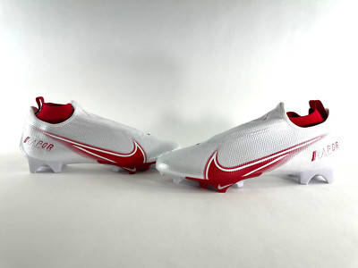 Nike Vapor Edge Pro 360 White Red Football Cleats  Men`s  Size 16   AO8277-102