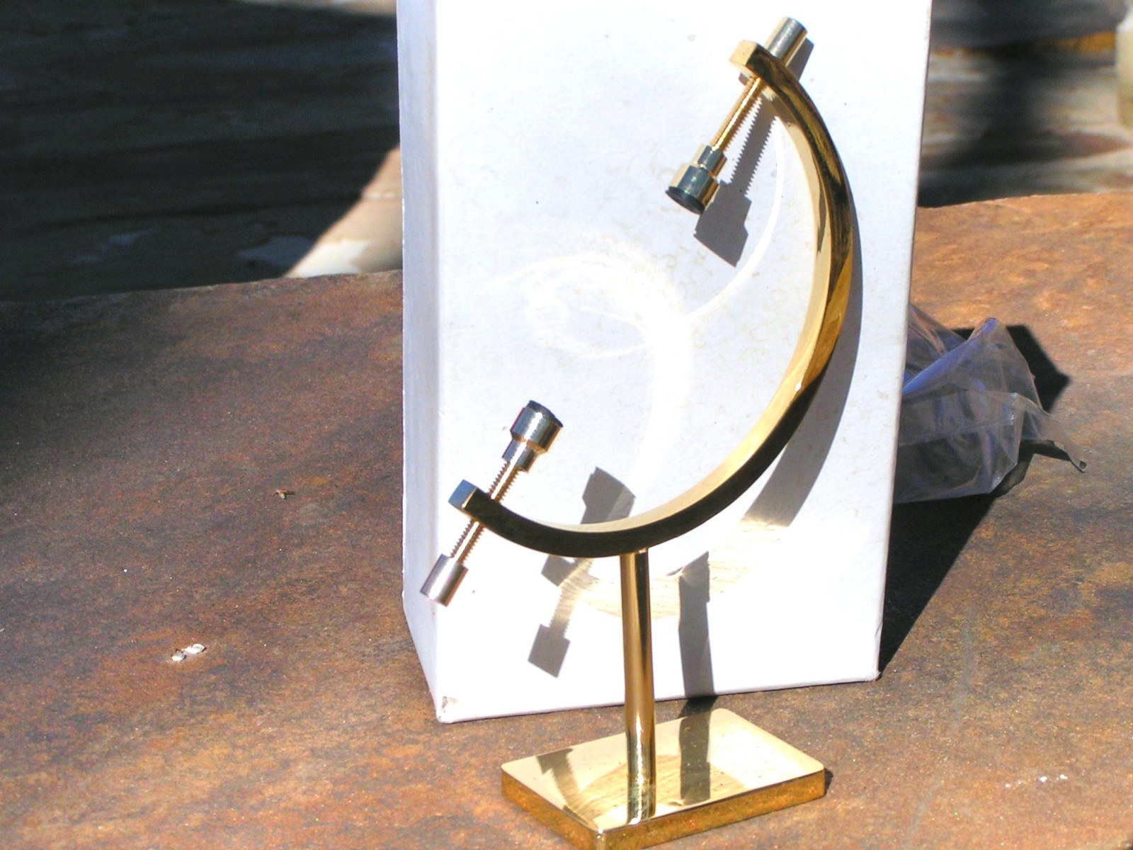 Brass Caliper Display Stand New Old stock