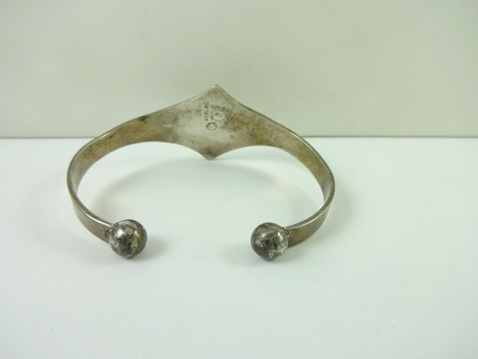 Vintage Sterling Silver Taxco Signed AYG Nice Elegant Design  Bracelet 5.75