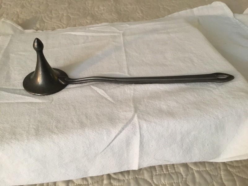 Pewter Candle Snuffer, Made In Holland