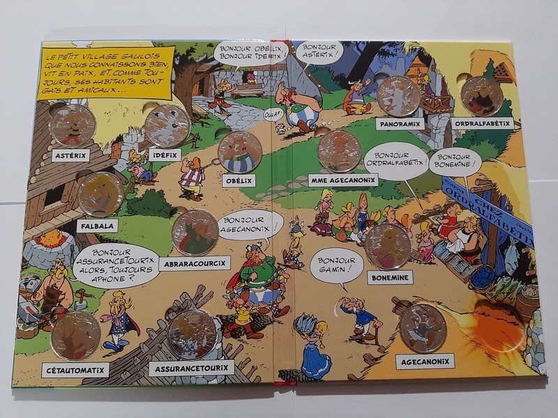 Album Collector (2022) AstÃ©Rix Mdp Complet 12 Mini-MÃ©Dailles Sans Potion Magique