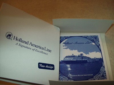 Eurodam /& Nieuw Amsterdam Tile Holland America Cruise Line
