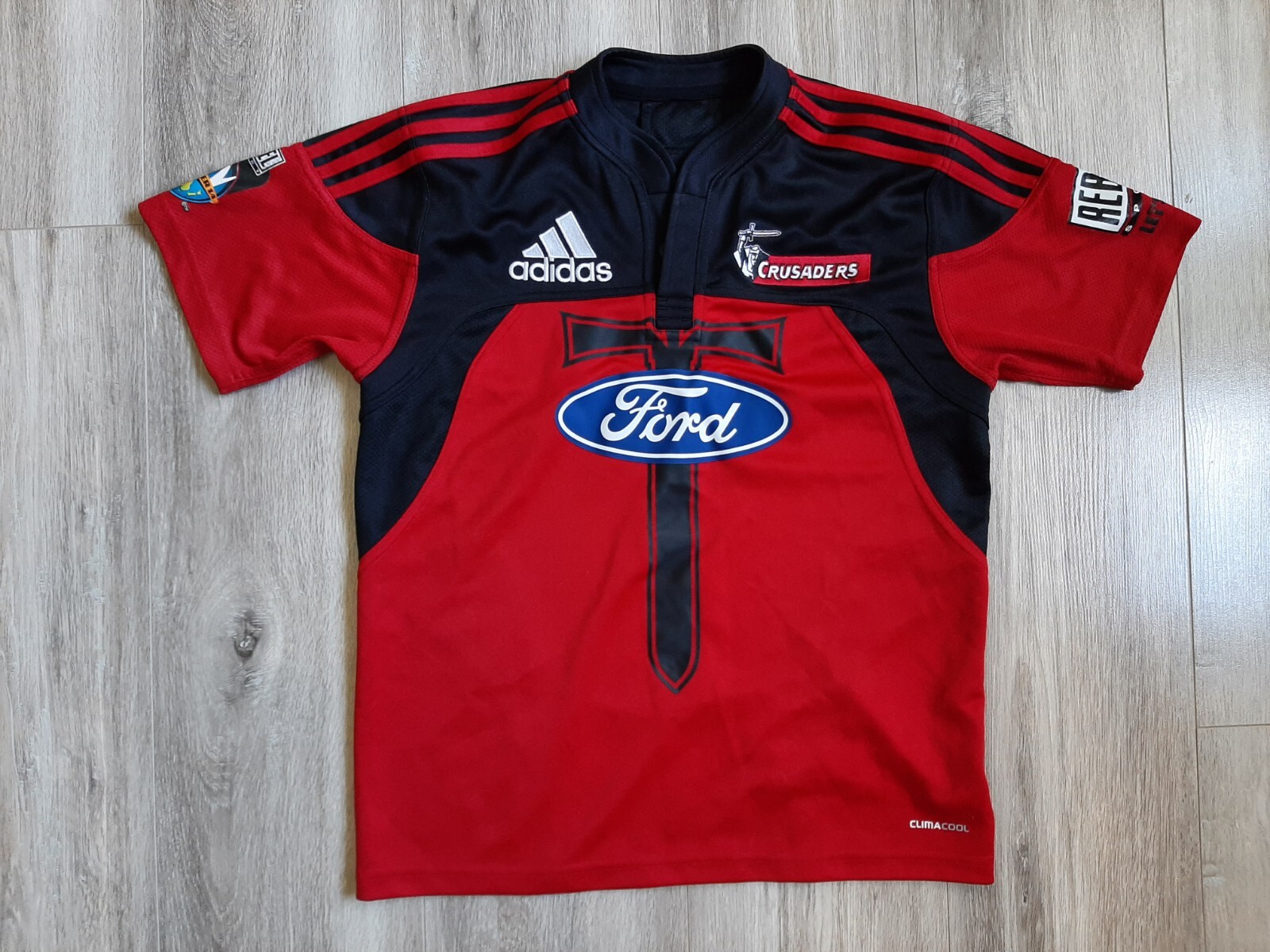 Crusaders Rugby Union Shirt 2008/2009 Jersey Adidas size