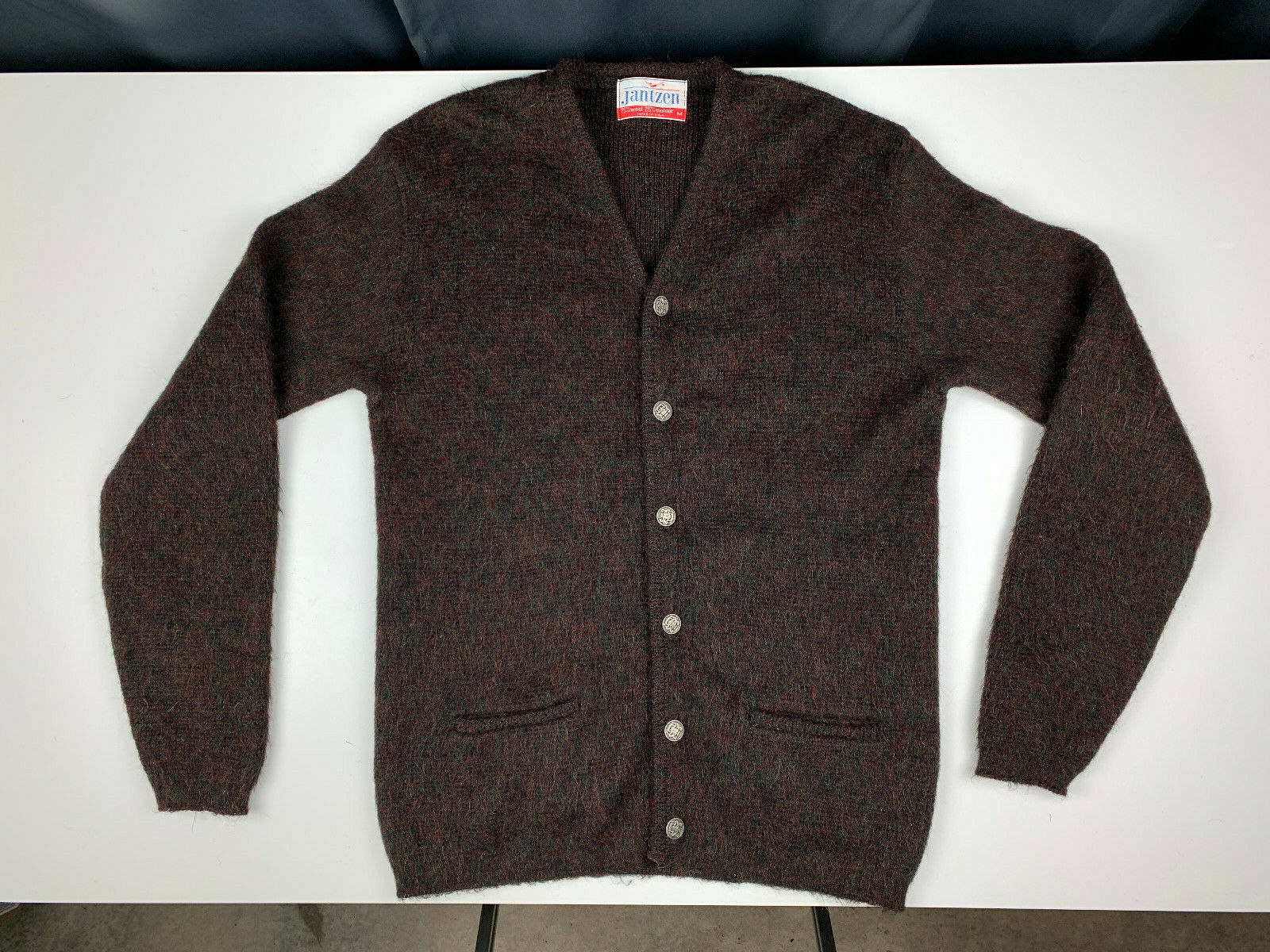 Rare Vintage 50's Jantzen Mohair Cardigan Sweater Size Rare Vintage 50's Jantzen Mohair Cardigan Sweater Size