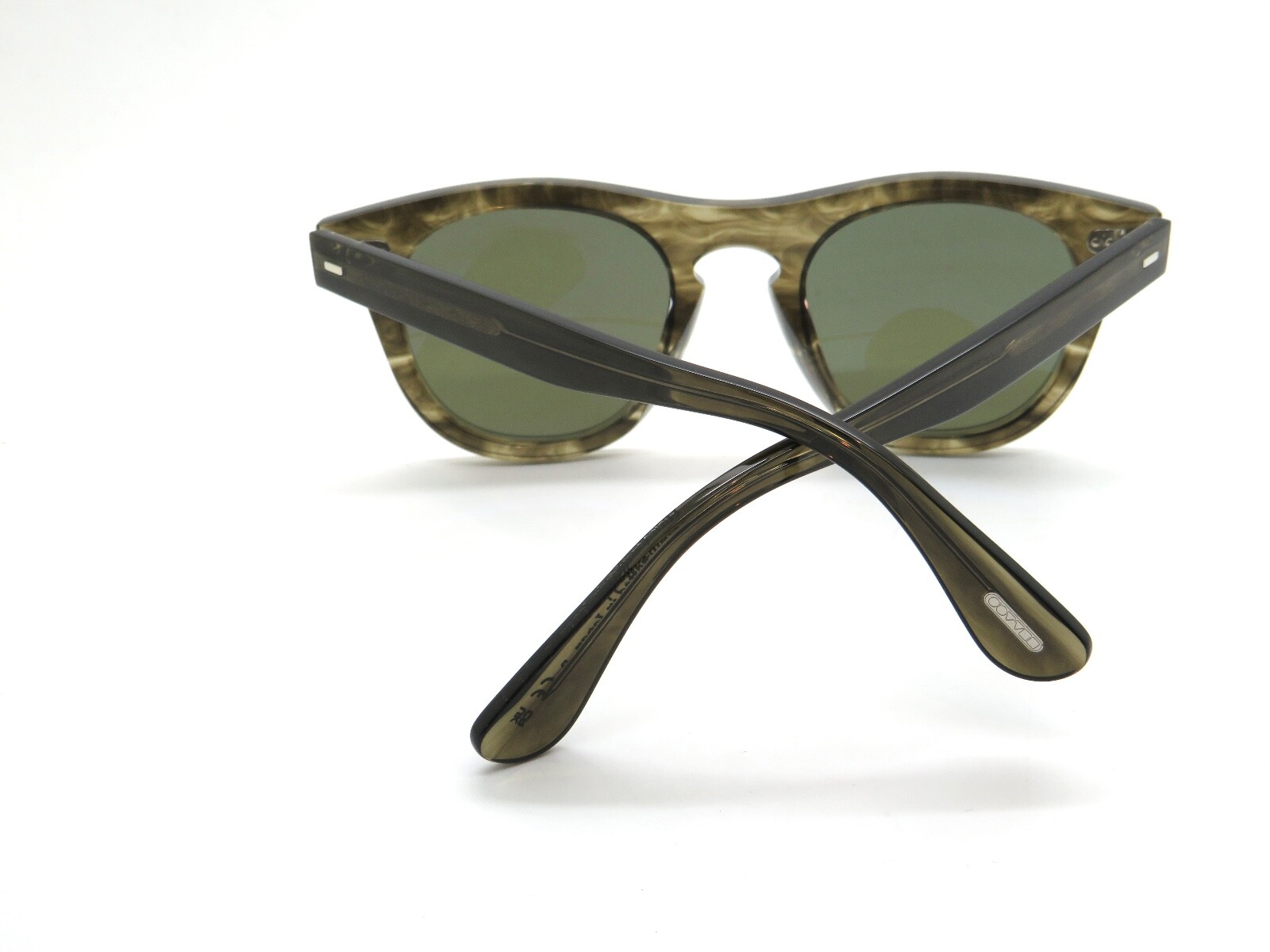 Pre-owned Oliver Peoples Rorke Ov5509su 173552 Soft Olive Gradient/g-15 47mm Sunglasses In Green G-15