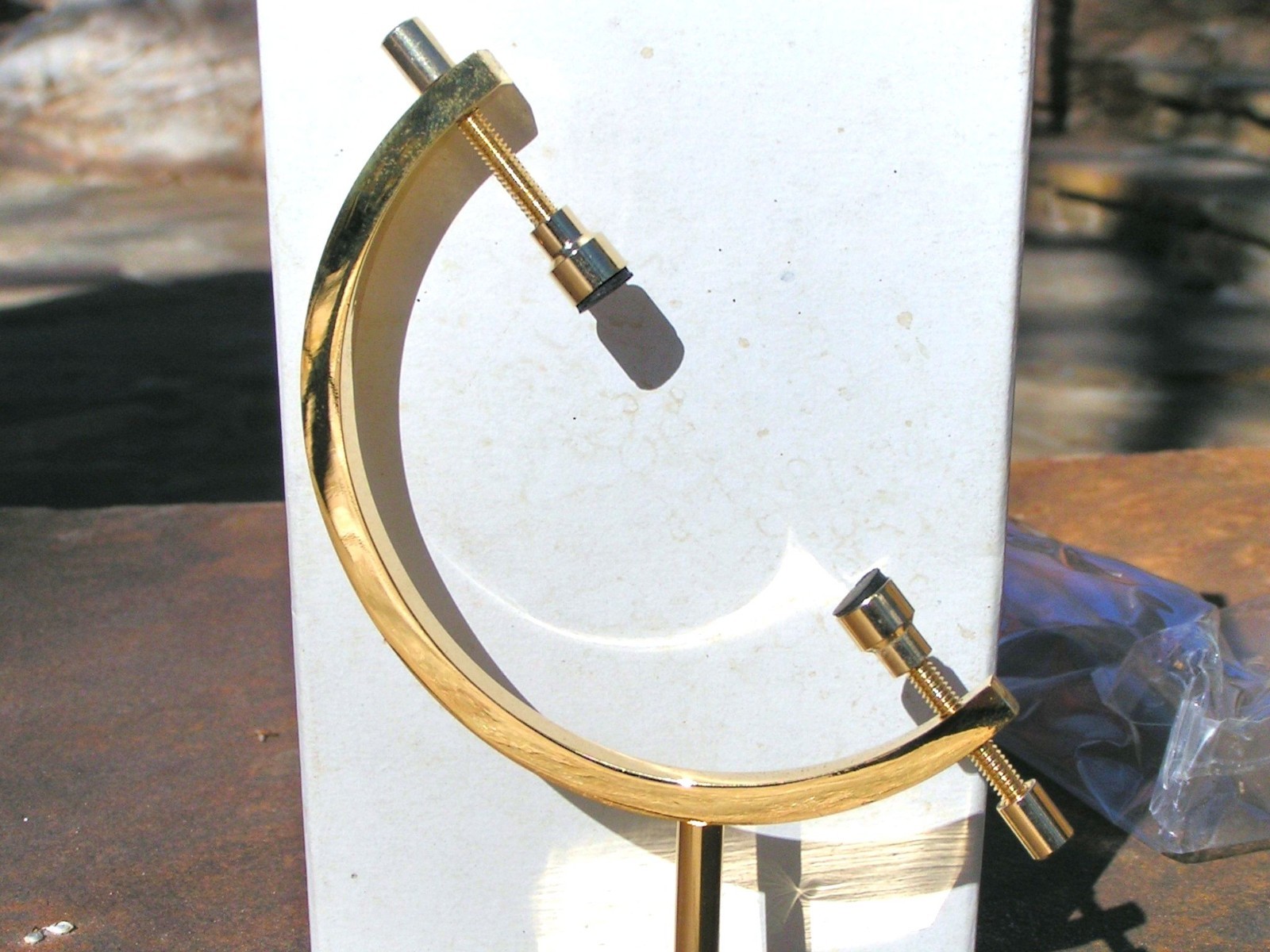 Brass Caliper Display Stand New Old stock