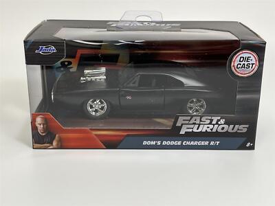 Fast And Furious Doms Dodge Charger R/T Noir Mat Échelle 1:32 Jada 253202000