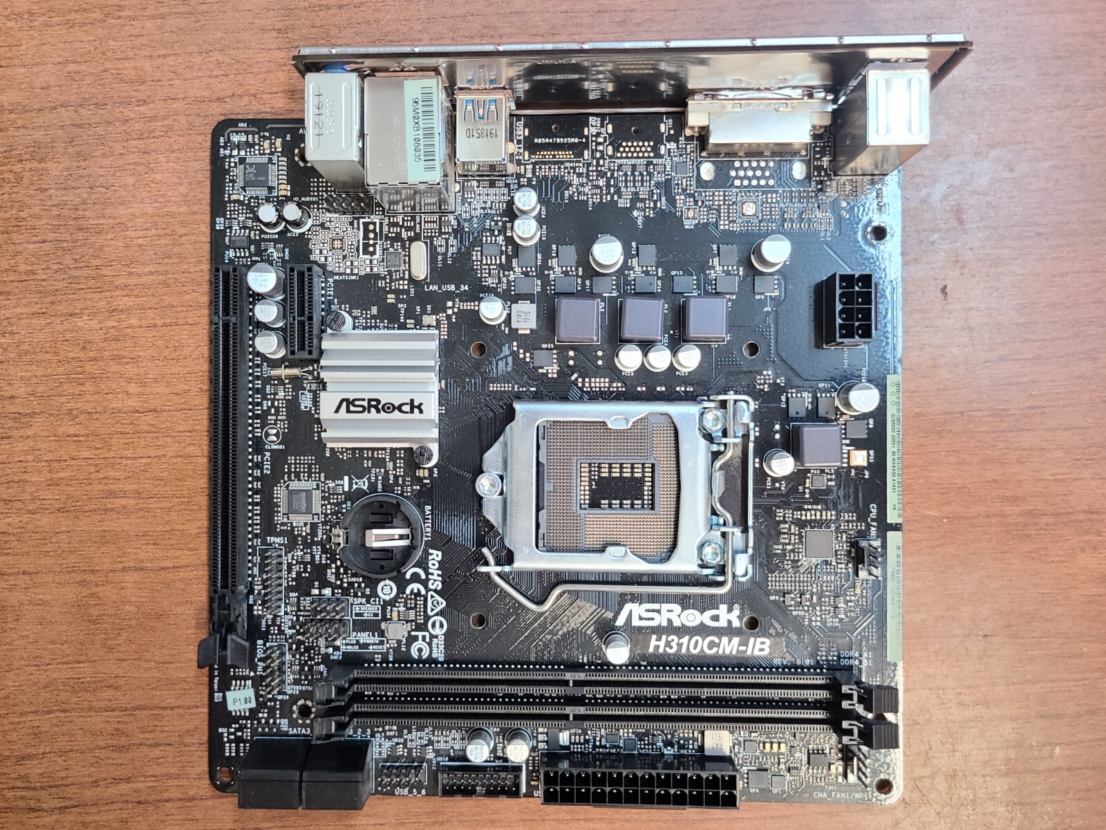ASROCK H310CM-IB INTEL LGA1151 DDR4 MICRO ATX MOTHERBOARD 80-MXBAQ0-A1A01 AS-IS! ASROCK H310CM-IB INTEL LGA1151 DDR4 MICRO ATX MOTHERBOARD 80-MXBAQ0-A1A01 AS-IS!