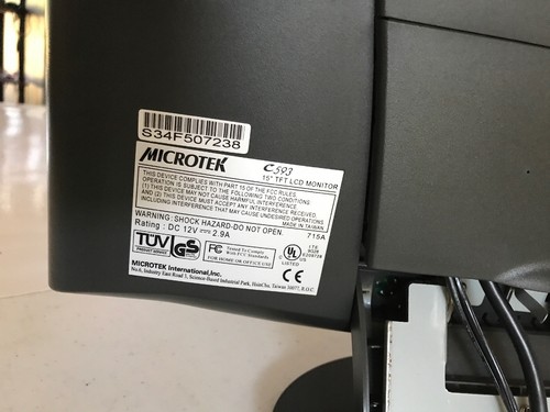 microtek  c593 LCD Monitor 12