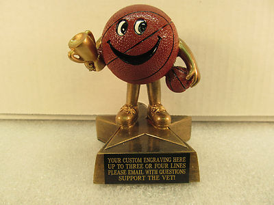 March Madness Basketball Office Pool Award Trophy FREE Engraving Support the Vet