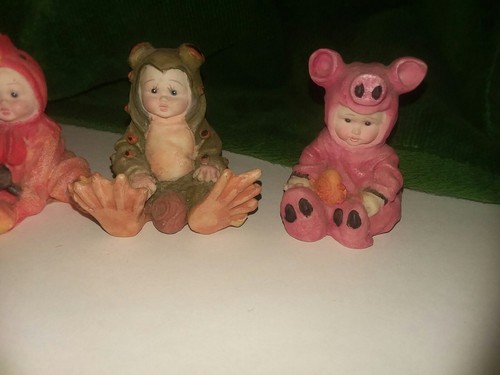 Anne Geddes  Resin  Figurines 4 Different Babies