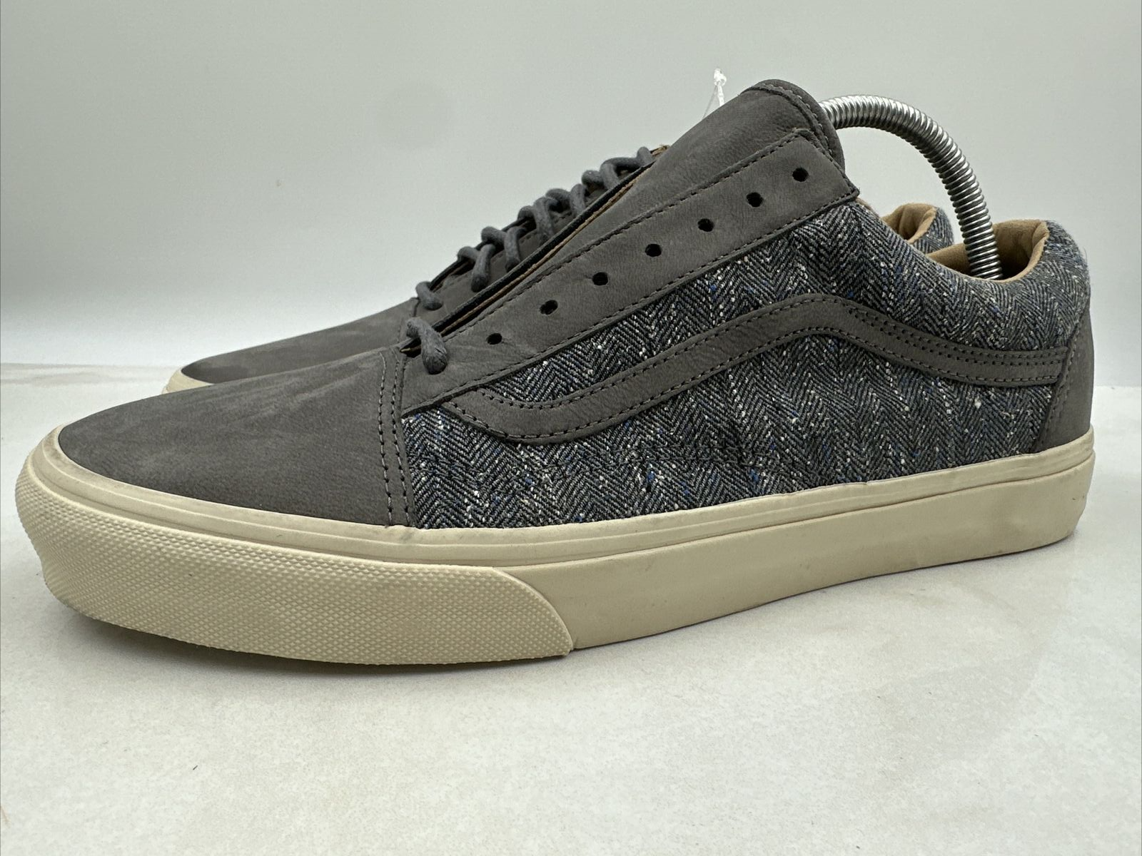 Vans Shoes Mens Sz 11 Old Skool Tweed Sneakers Gray