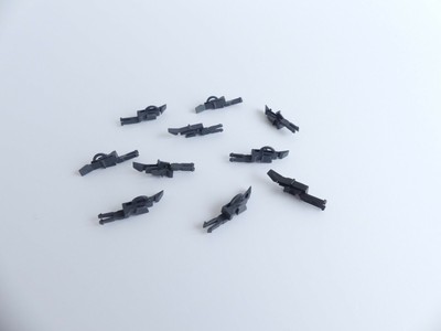 Lot De 6 Attelages Pour Trains Miniatures HO échelle 1:87 – Longueur 1,73 Cm, Plastique Et Métal