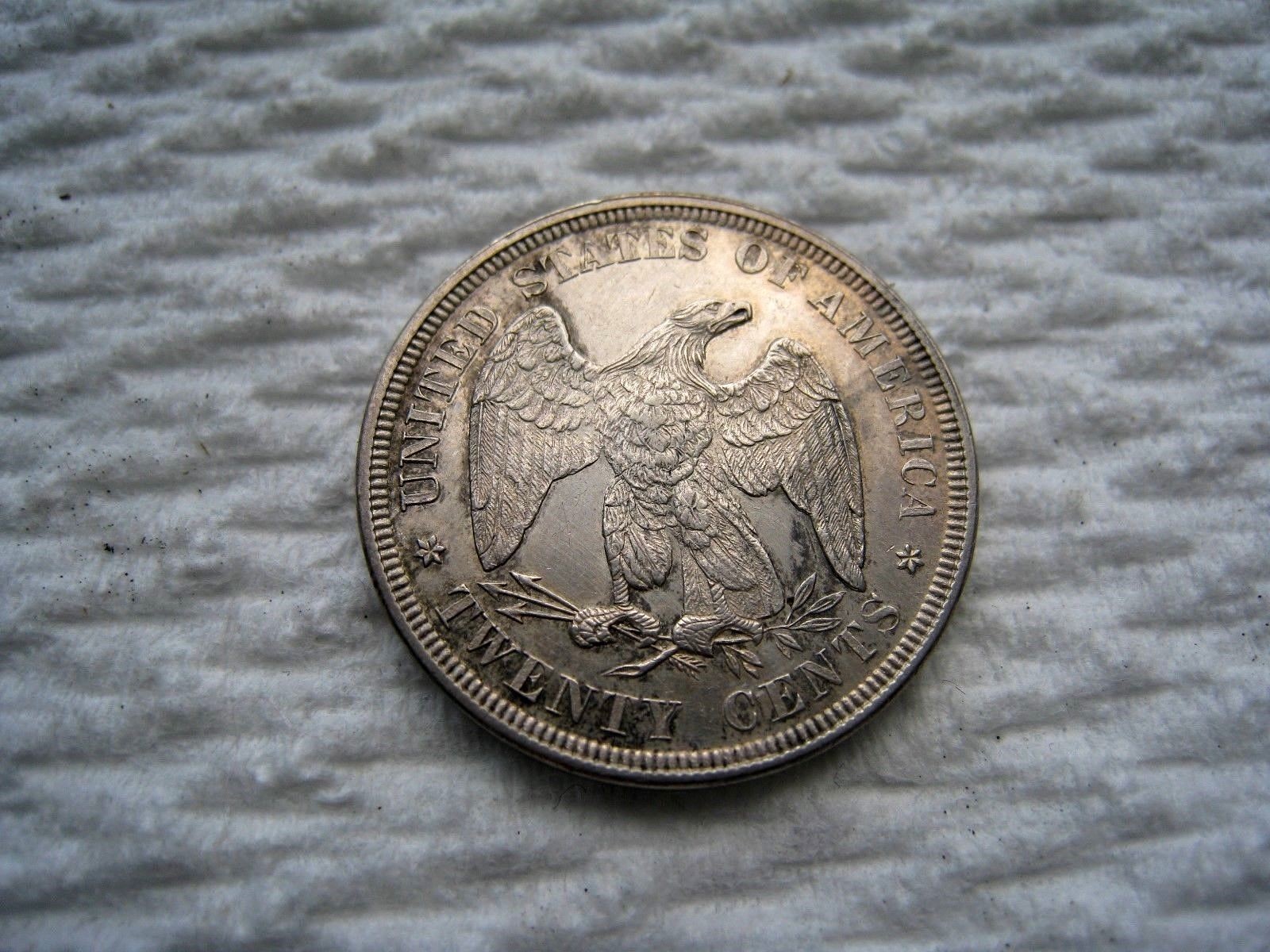 1875 Twenty Cent Piece......EF/AU....
