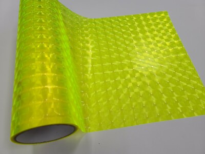 Prismatic Red Green Clear Light Tint Film Fog Tail Headlight Overlay Cover Roll