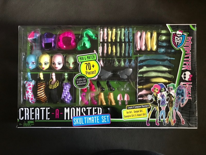 monster high create a monster skultimate set