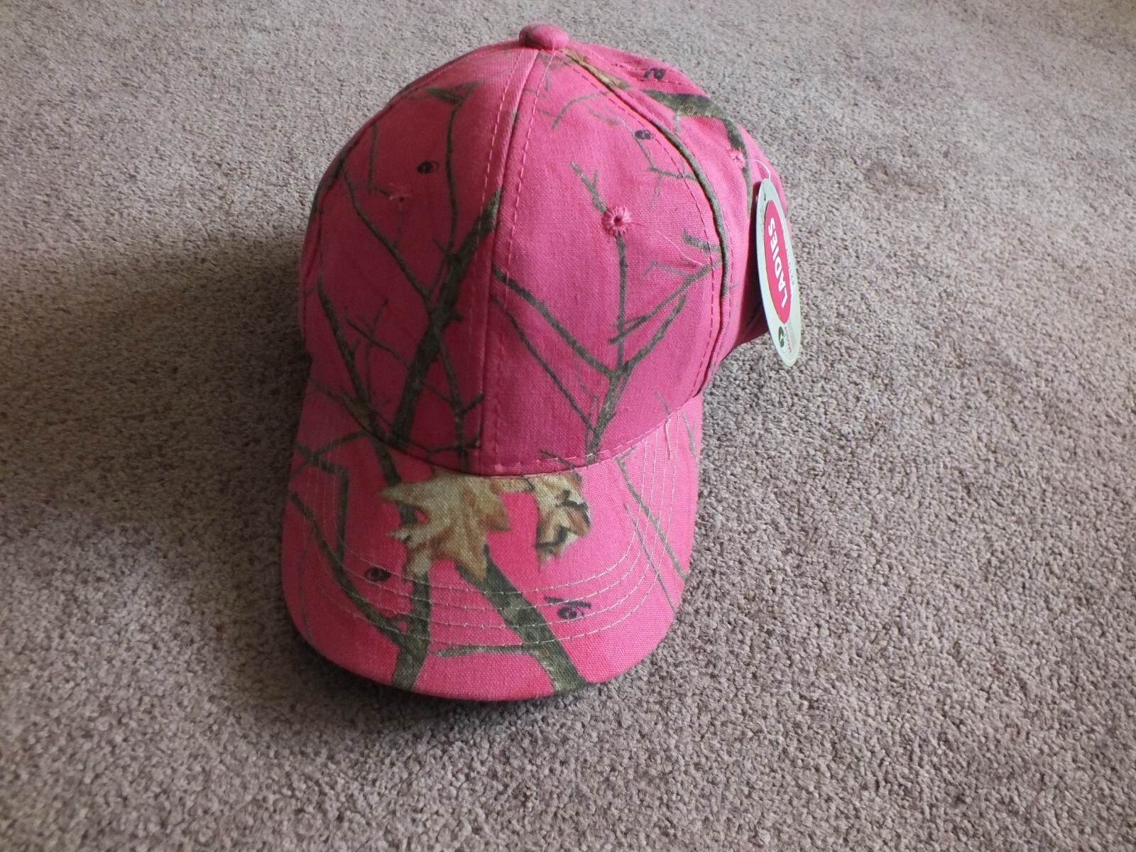 ☆MUCENT☆ Signature Camo Military Ball Cap Khaki Baby Pink SIGNATURE CAMO BALL CAP (KhakixBaby Pink, Gray) - MUCENT