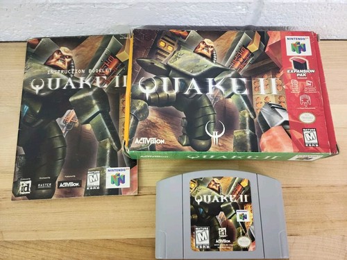 Nintendo 64 N64 Quake 2 II Complete Game + Box + Manual