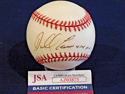Darrell Evans Signed / Autographed OAL Gene Budig Baseball  JSA COA