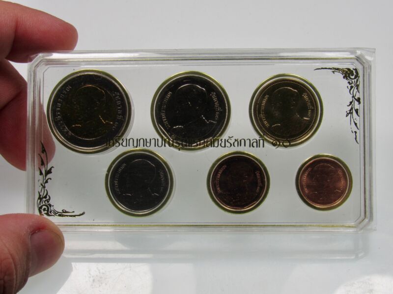 THAILAND. Rama X. Mint Set, 2018. Set of Six Coins; Y-572 to 577. Original Pkg.