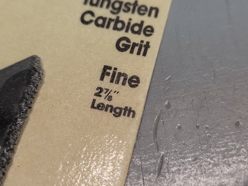 Disston 5408 Sabre Jig Saw BLade Tungsten Carbide Grit FINE  New Old Stock