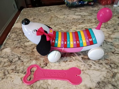 LeapFrog AlphaPup Pink Pull Along Toy 