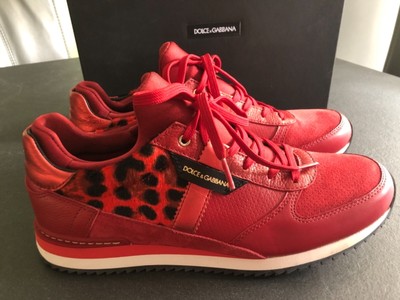 red dolce and gabbana sneakers