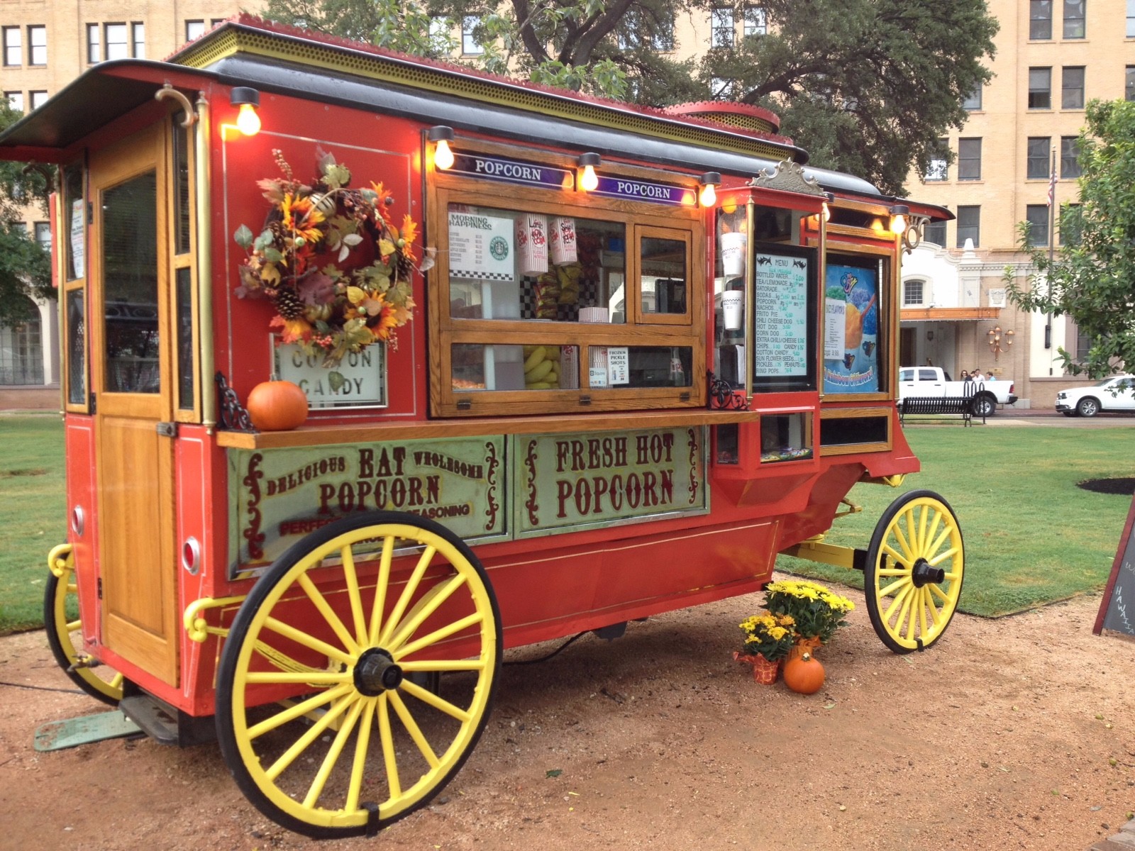 Antique Cretors Wagon, Concession Cart, Food Truck, Mobile Vending, Vintage
