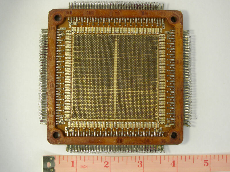 USSR Magnetic Ferrite Core Memory Double Frame Board 1 Kbyte ES EVM 1970 SKU: 89