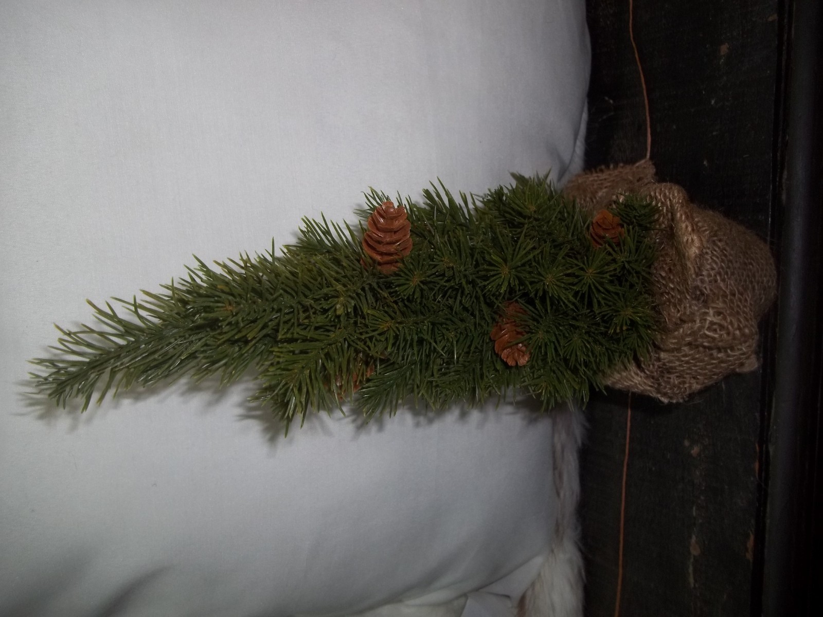 Artificial Pine Tree w/Pine Cones