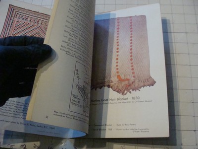 vintage book: SALISH WEAVING primitive & modern by OLIVER N WELLS, 1969, 36pgs
