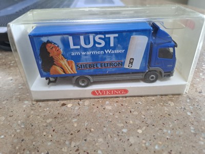 Mercedes MB Atego 1217 truck Stiebel Eltron Lust Wiking H0 1:87 BNIB