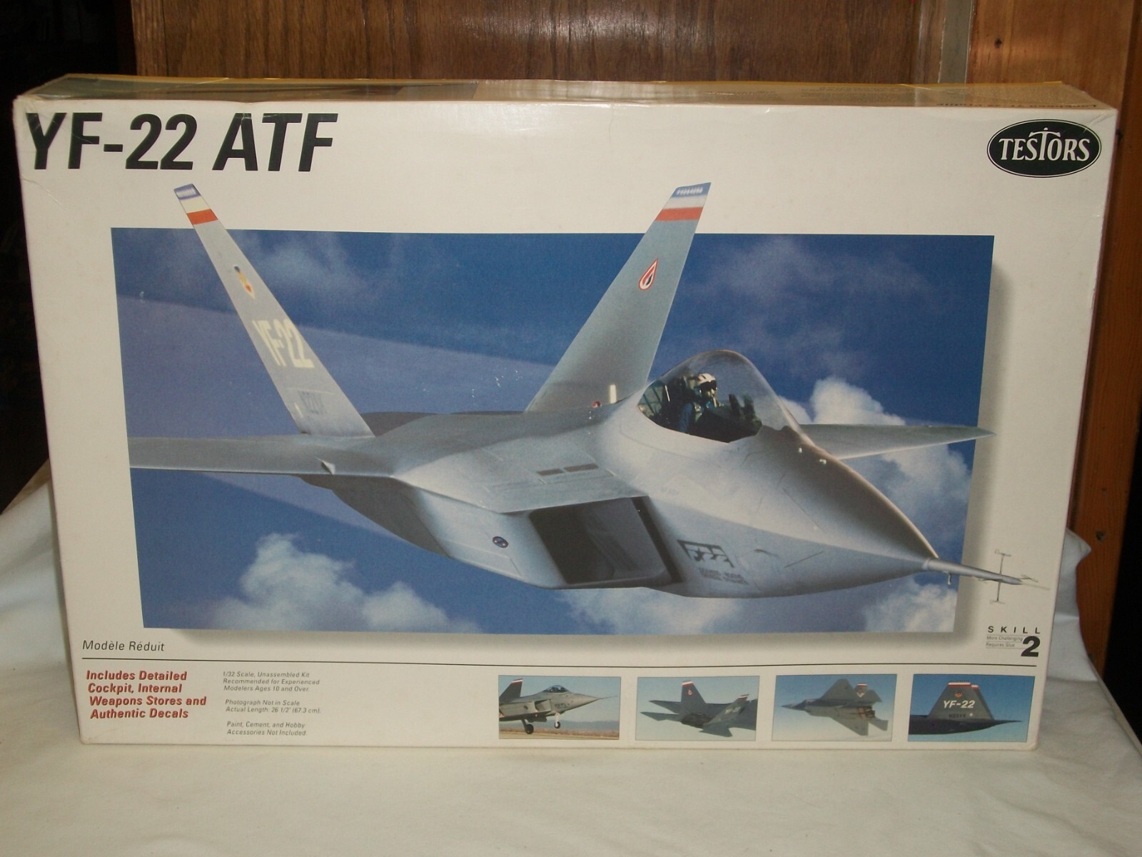テスター　1/32  YF-22 ATF Testors 1/32 Scale Lockheed YF-22 ATF | eBay