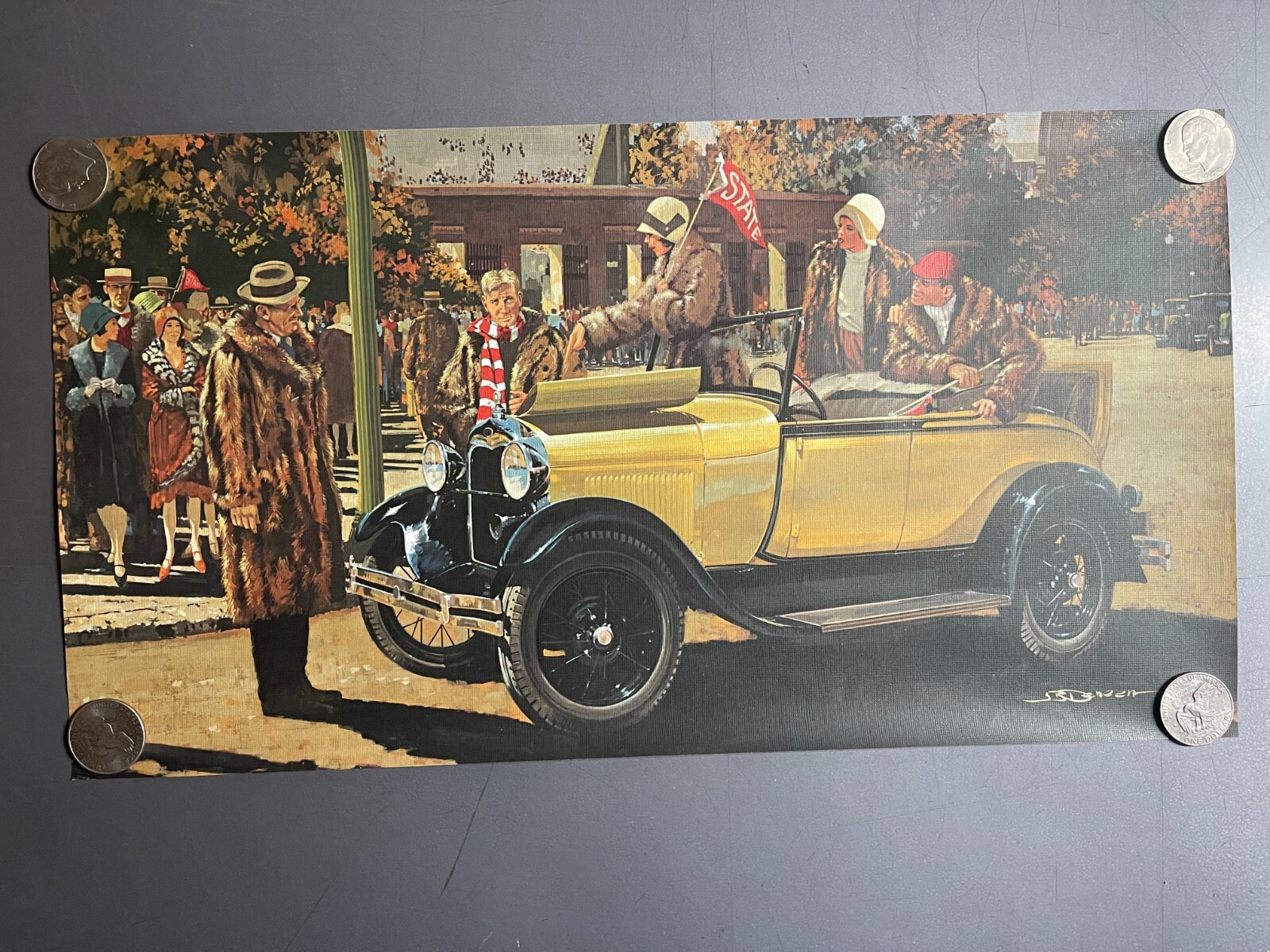 FORD　VintagePoster 1928 Ford Model A