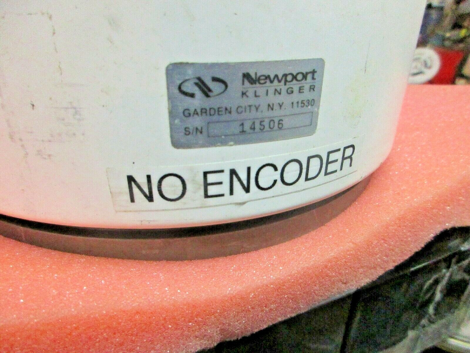 NRC NEWPORT KLINGER MOTORIZED THETA ROTARY POSITIONER ENCODER