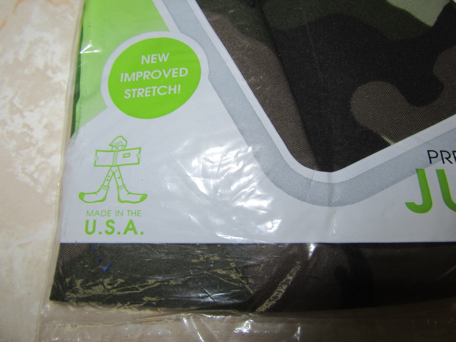 The Original Book Sox Stretchable Fabric Book Cover Jumbo Print Camo Sealed New