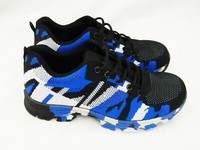 blue camo steel toe shoes