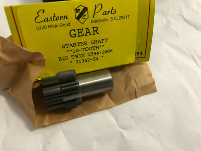 KKK☆ 10-Tooth Starter Drive Gear for Jackshaft 1994-2006 Harley