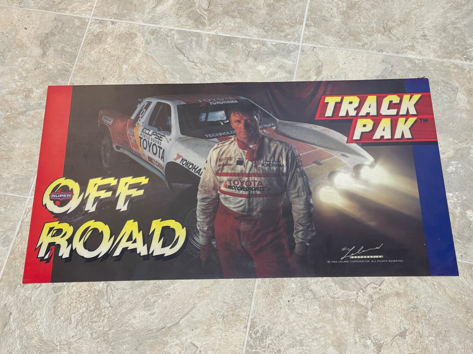 Original Iron Man Ivan Stewart 3 Wheel Super Off Road Arcade