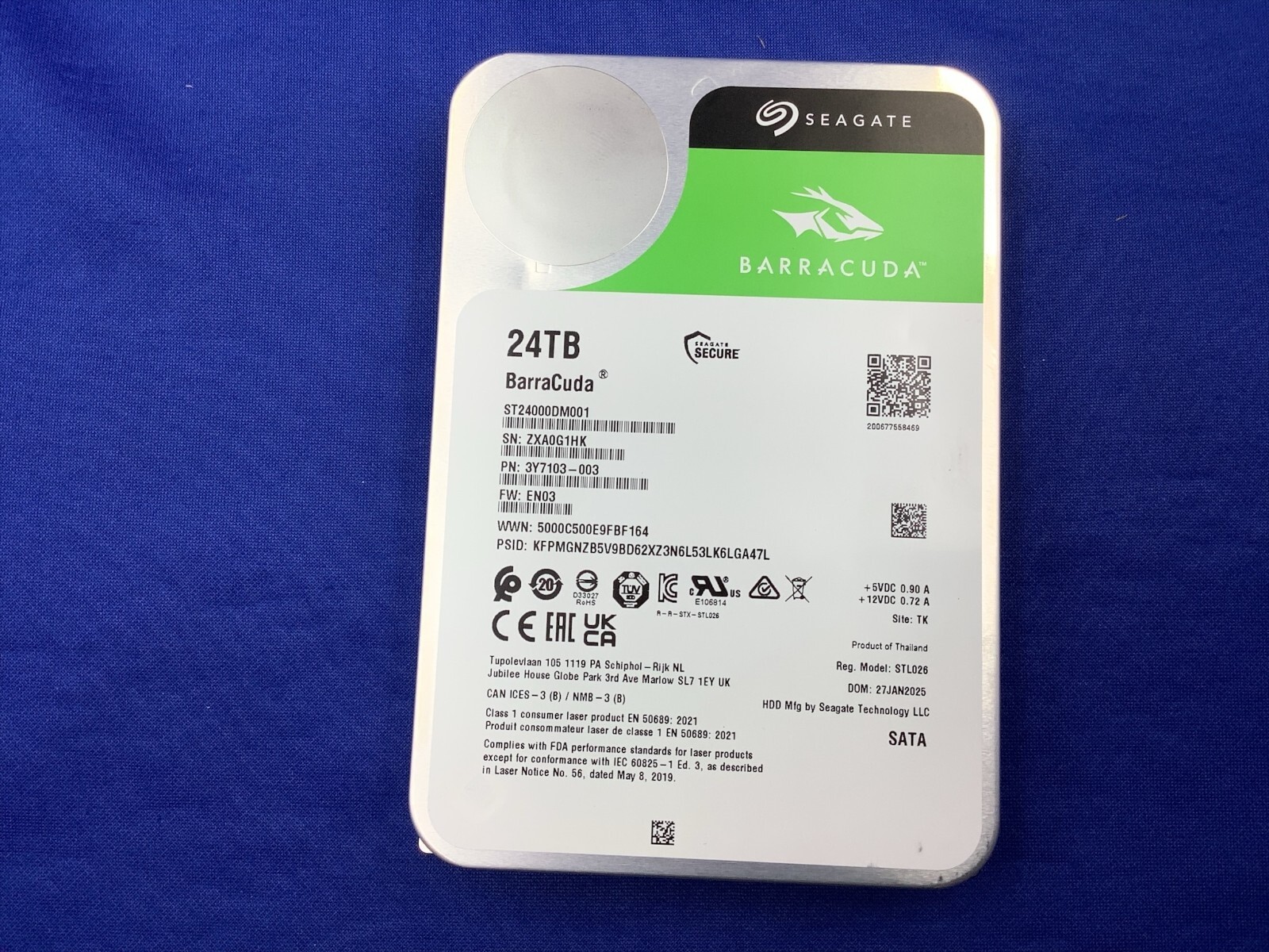 未開封未使用　Seagate BarraCuda 3.5インチ 24TB HDD Seagate Seagate｜シーゲイト BarraCuda 3.5インチ 内蔵