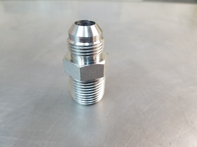 2404-12-12 Hydraulic Adapter Fitting 3/4'' MALE JIC x 3/4'' MALE NPT