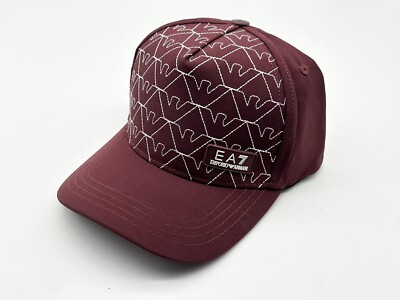 Armani Emporio A|X Men Baseball Hat EA7 Exchange Cap Burgundy NEW  