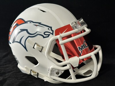Denver Broncos New White Mile High Mini Helmets    
